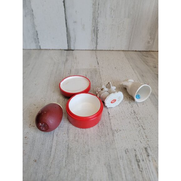 Vintage Santa Claus angel figure trinket box home decor figure set - Picture 8 of 8